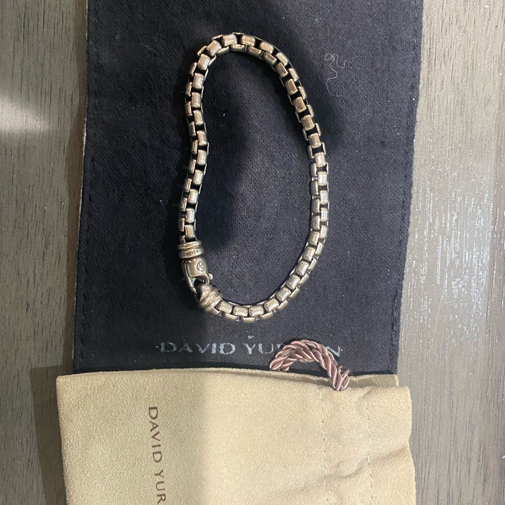DAVID YURMAN Large Box Chain Bracelet 5mm